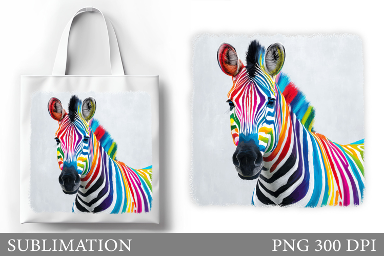 Zebra Tote Bag Design. Zebra Sublimation