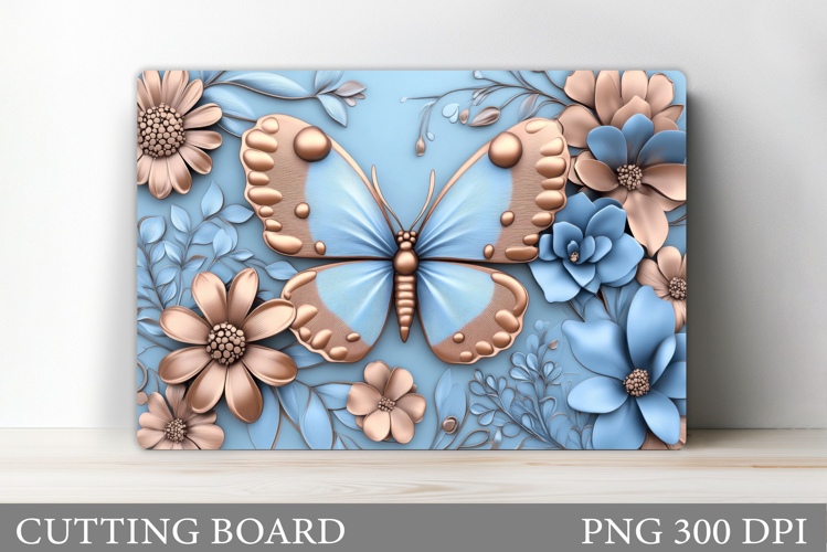 Butterfly Cutting Board. Flower Cutting Board Sublimation