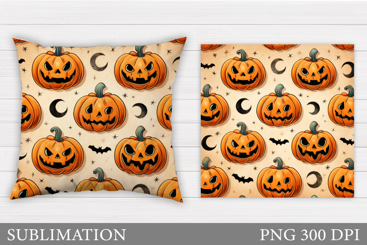 Halloween Pumpkin Pillow. Halloween Pillow Design