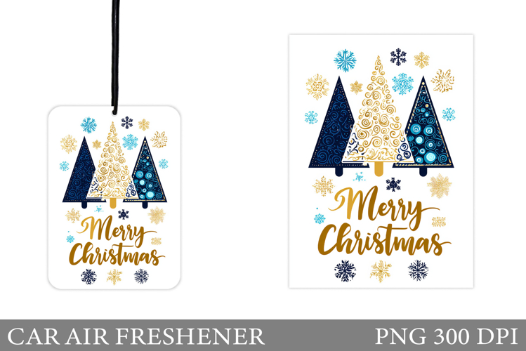 Christmas Tree Car Air Freshener. Winter Car Air Freshener
