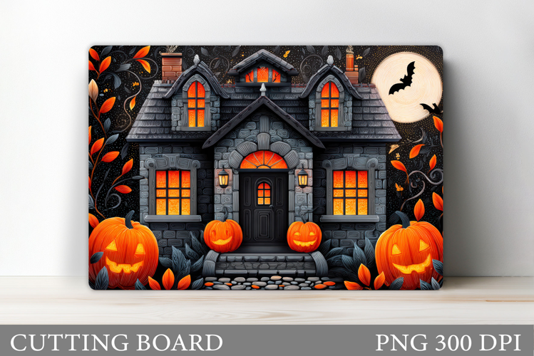 Halloween Cutting Board Design. Halloween Sublimation