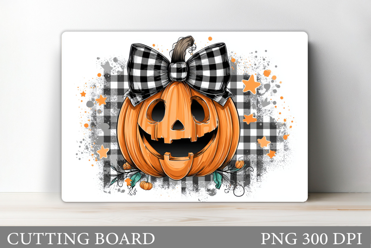 Halloween Pumpkin Cutting Board. Halloween Cutting Board
