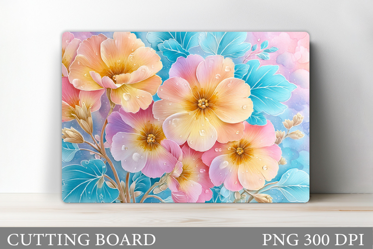 Flowers Cutting Board. Floral Cutting Board Sublimation