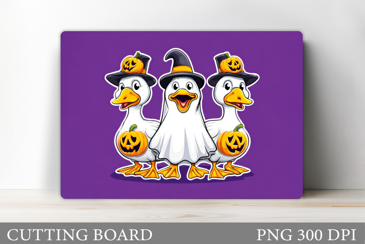 Halloween Goose Cutting Board. Halloween Cutting Board