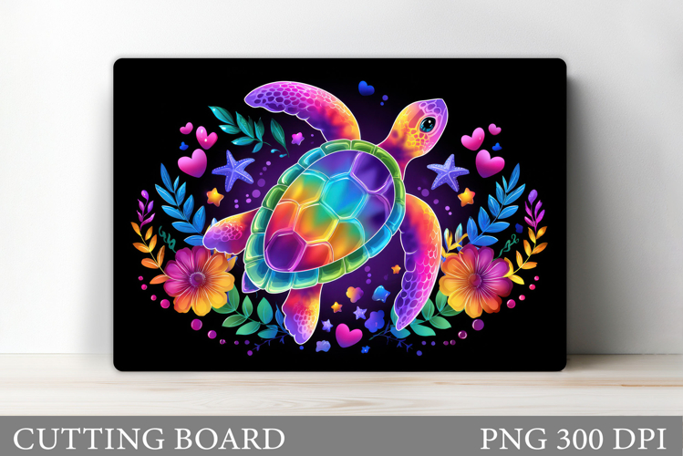 Turtle Kitchen Cutting Board. Sea Turtle Cutting Board
