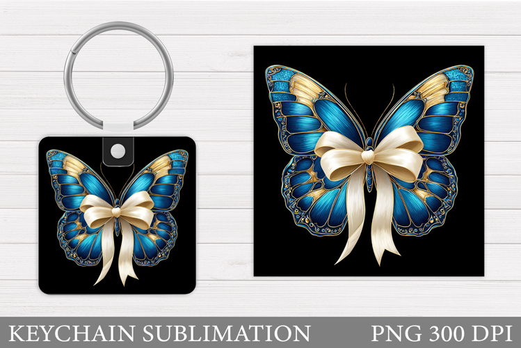 Butterfly Keychain Design. Butterfly Sublimation