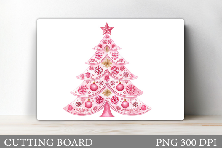 Christmas Tree Cutting Board Design. Kitchen Cutting Board
