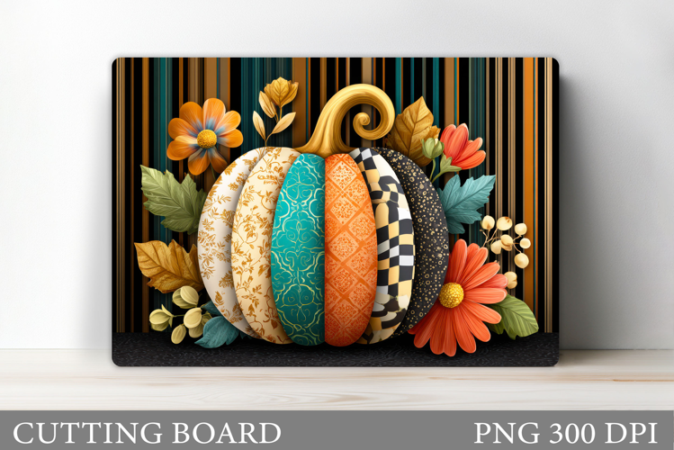 Pumpkin Cutting Board Design. Pumpkin Sublimation
