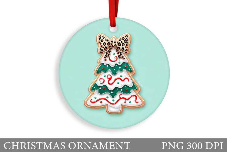 Christmas Tree Christmas Ornament. Winter Christmas Ornament
