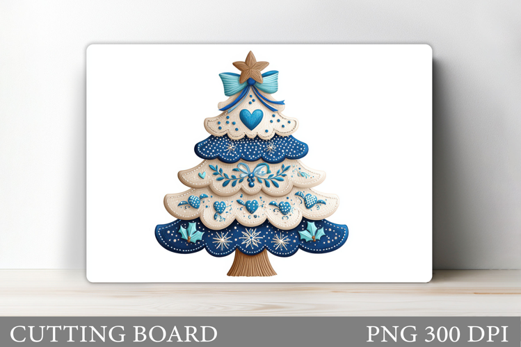 Christmas Tree Cutting Board. Kitchen Cutting Board Design