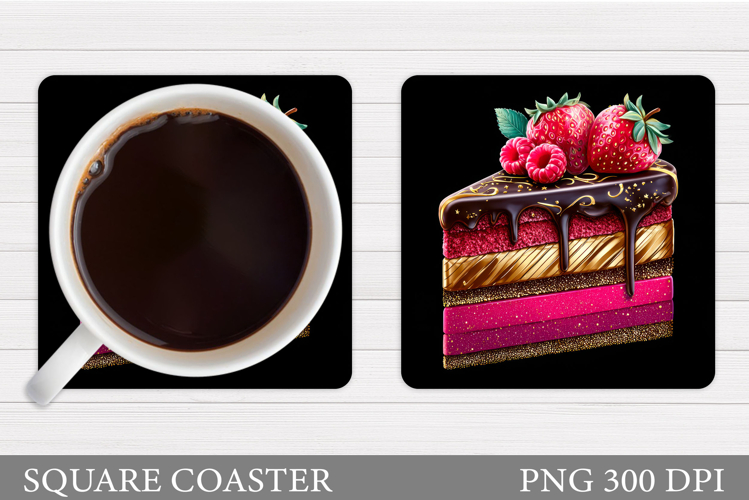 Cake Coaster Design. Cake Sublimation