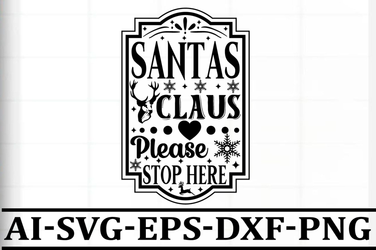 Christmas Round sign Svg Design Round Sign SVG quotes