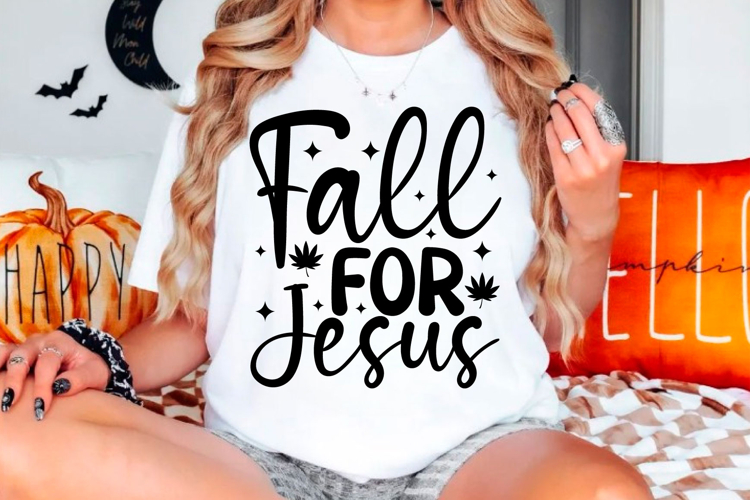 Fall For Jesus Halloween svg design