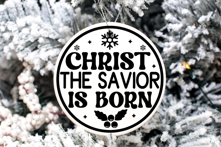 Christmas Round sign Svg Design Round Sign SVG quotes