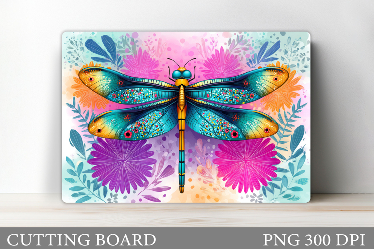 Dragonfly Cutting Board Design. Dragonfly Sublimation