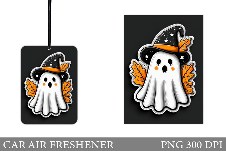 Cute Ghost Car Air Freshener. Halloween Car Air Freshener