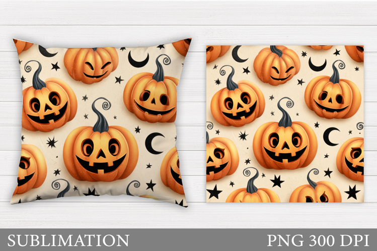 Halloween Pumpkin Pillow. Halloween Pillow Design