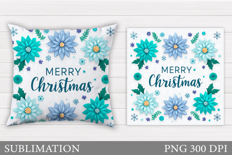 Christmas Pillow Design. Christmas Sublimation example image 1