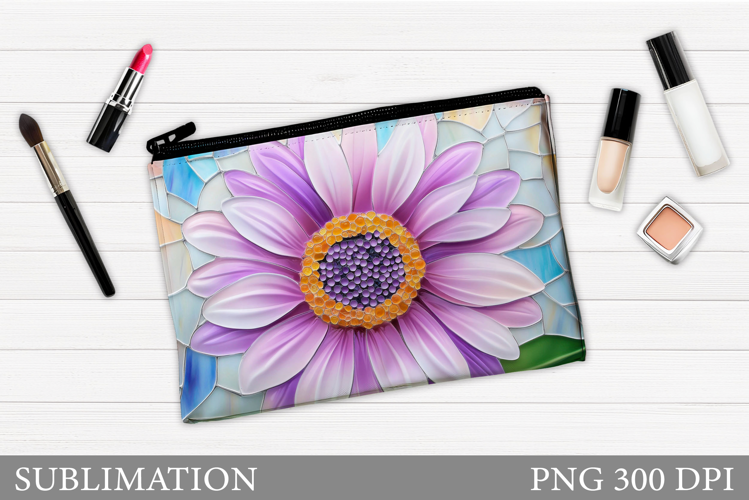 Floral Makeup Bag. Flowers Makeup Pouch Sublimation