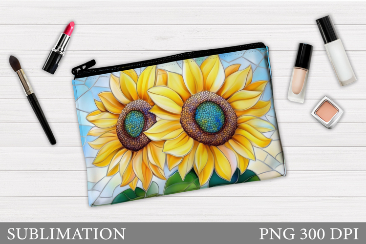 Flowers Makeup Bag Design. Flowers Makeup Pouch Sublimation