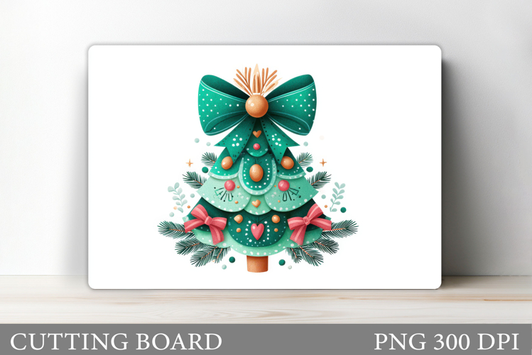 Christmas Tree Cutting Board. Kitchen Cutting Board Design