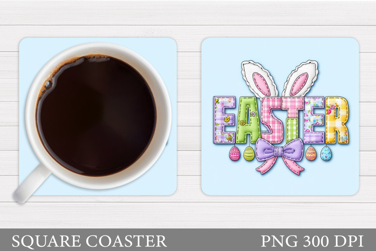 Easter Coaster Design. Easter Sublimation