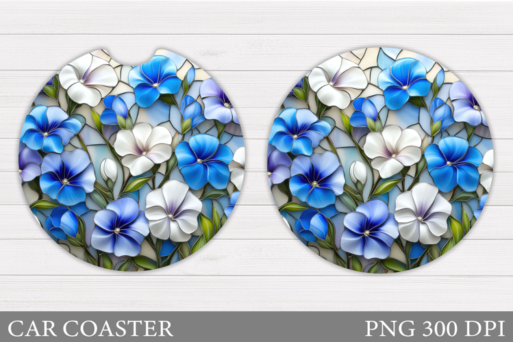 Floral Coaster Design. Flowers Coaster Sublimation