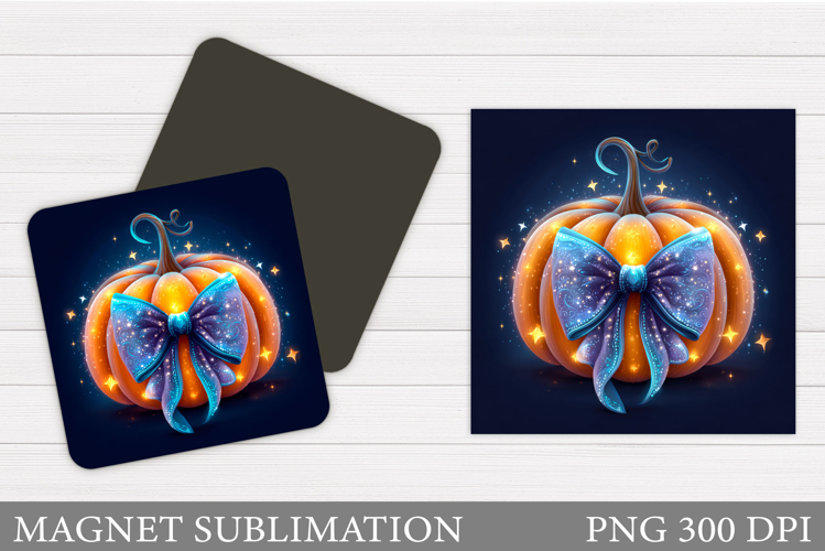 Pumpkin Magnet Design. Pumpkin Sublimation