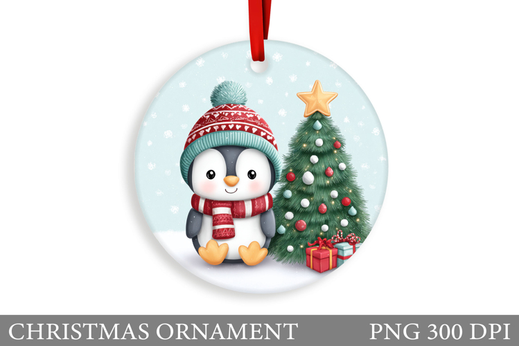 Christmas Penguin Clipart Image 12