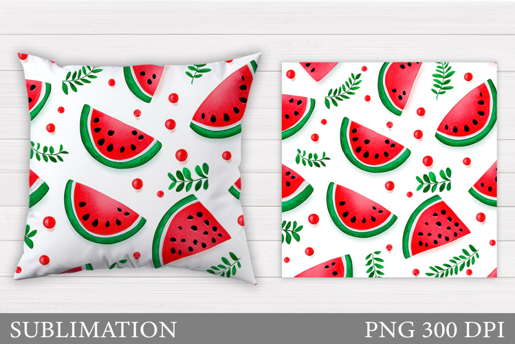 Watermelon Pillow Design. Watermelon Sublimation
