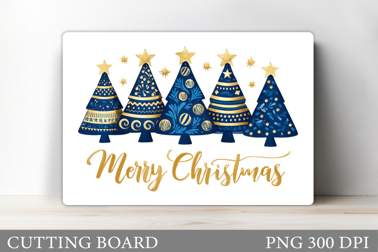 Christmas Tree Cutting Board Design. Kitchen Cutting Board
