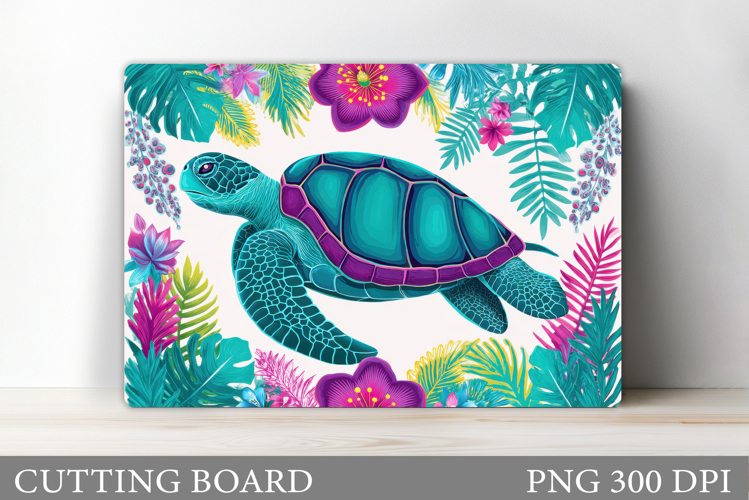 Turtle Kitchen Cutting Board. Sea Turtle Cutting Board