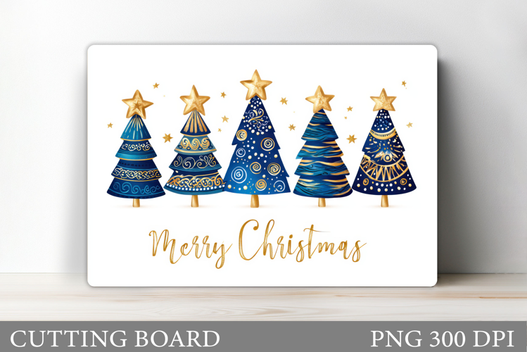 Christmas Tree Cutting Board Design. Kitchen Cutting Board