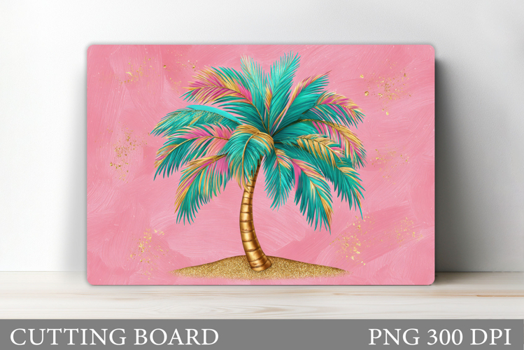Palm Tree Cutting Board. Palm Tree Sublimation