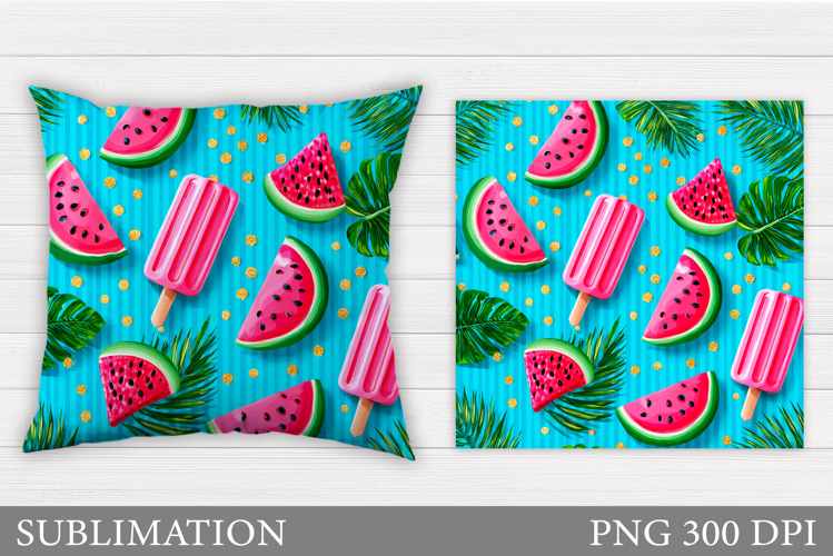 Watermelon Pillow Design. Watermelon Sublimation