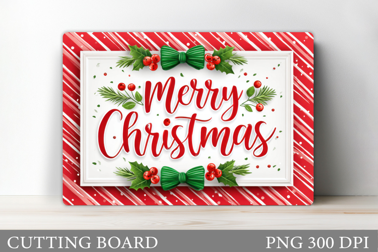 Christmas Cutting Board Design. Christmas Tree Cutting Board