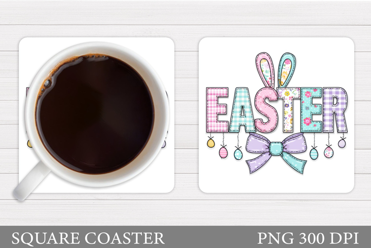 Easter Coaster Design. Easter Sublimation
