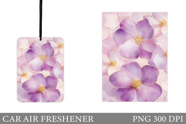 Flowers Car Air Freshener. Floral Car Air Freshener Design