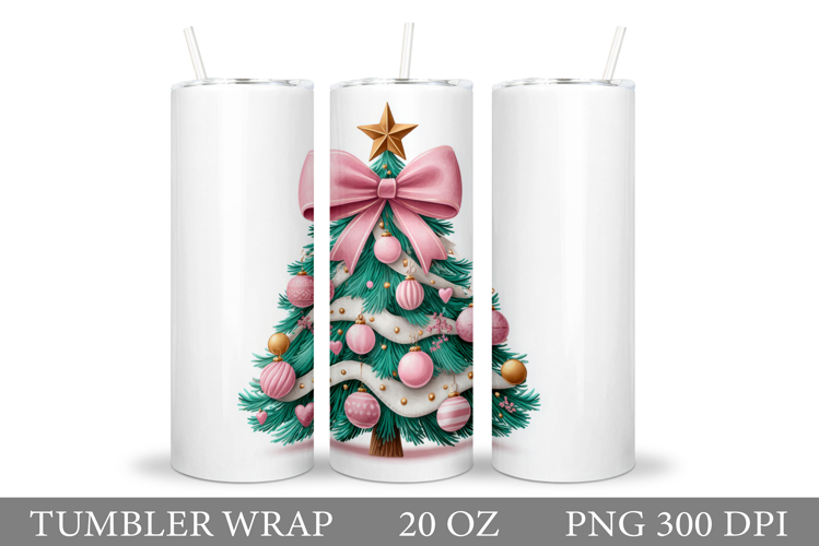 Christmas Tree Tumbler Design. Christmas Tree Sublimation