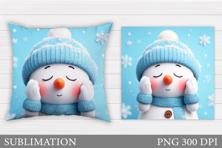 Cute Snowman Clipart Image 14