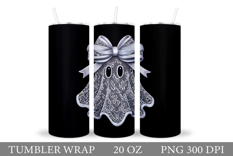 Ghost Tumbler Sublimation. Halloween Tumbler Design
