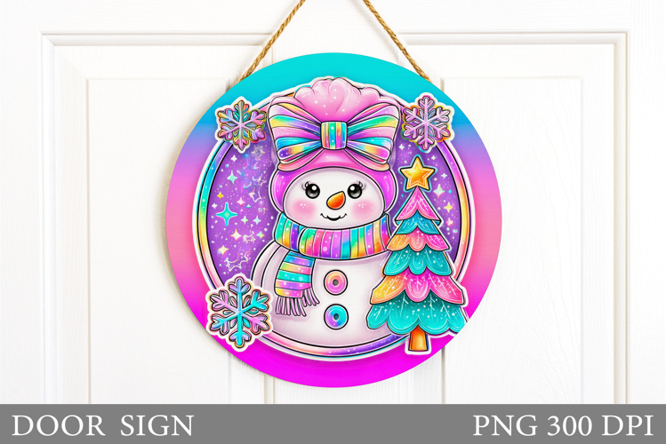 Christmas Snowman Clipart Image 17