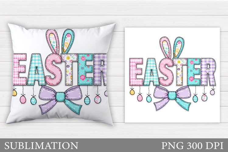 Happy Easter Pillow Design. Easter Sublimation