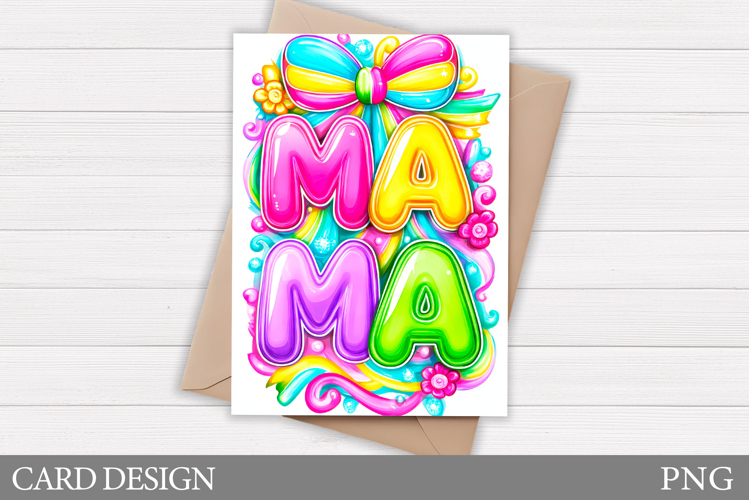 Mothers Day Card Printable. Floral Card Design
