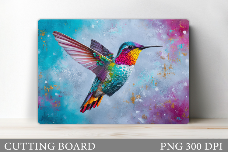 Hummingbird Cutting Board Design. Hummingbird Sublimation