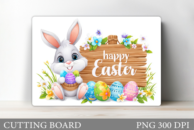 Easter Bunny Cutting Board. Easter Cutting Board Sublimation