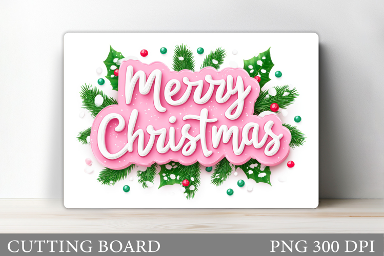 Christmas Cutting Board Design. Christmas Tree Cutting Board