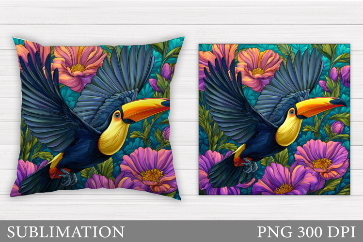 Toucan Sublimation. Toucan Pillow Sublimation