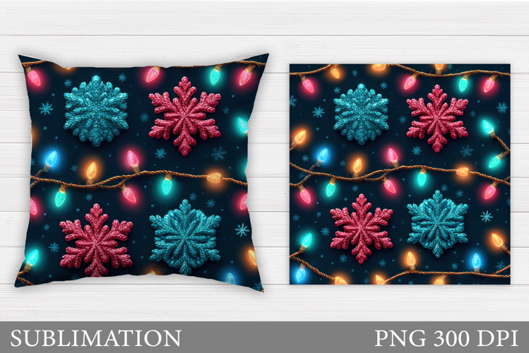 Christmas Pillow Design. Christmas Sublimation