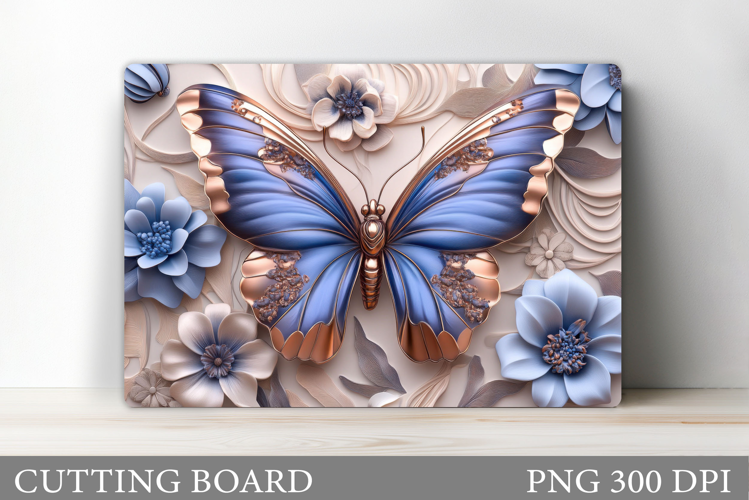 Butterfly Cutting Board Design. Butterfly Sublimation